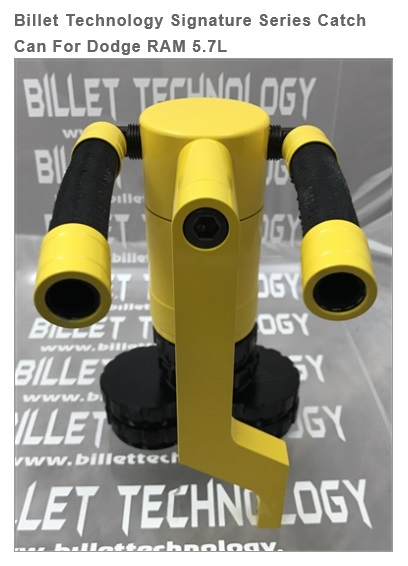 Billet Technology Catch Can 03-up Dodge Ram 5.7L Hemi Billet Technology Catch Can 03-up Dodge Ram 5.7L Hemi